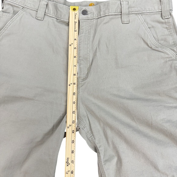 Work Wear Carhartt Mens 40 Rugged Flex Canvas Work Shorts Outdoor Excellent - Picture 7 of 9